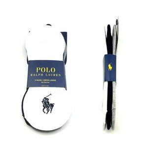 Polo Ralph Lauren Men's No Show Socks NWT - 3 pack